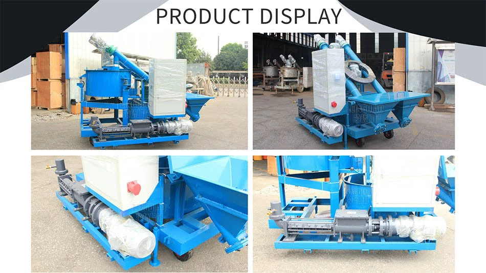 Concrete Grouting Screw Pump Display