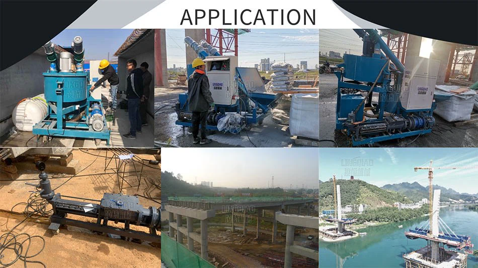 Application for Concrete Grouting Screw Pump